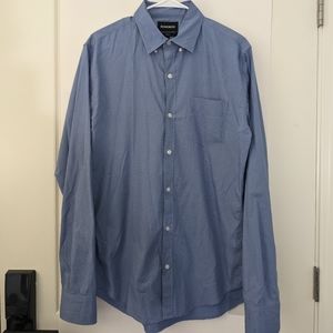 Bonobos The Desk to Dinner Shirt Dress Button Up Slim Fit Men's Medium